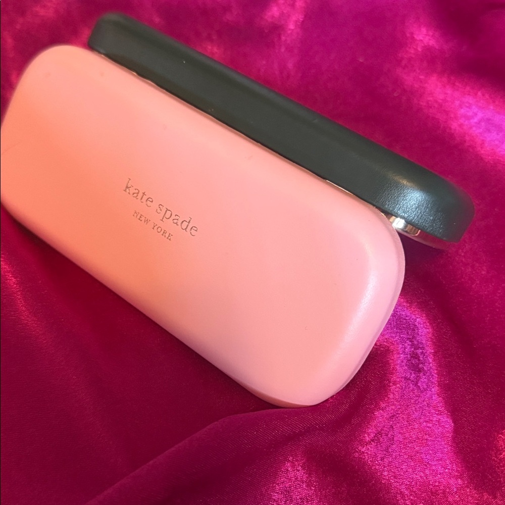 kate spade Pink and green Hard Eyewear Case